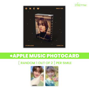 ONEW (온유) 4TH MINI ALBUM - [CONNECTION] (SMILE VER. +EXCLUSIVE PHOTOCARD)