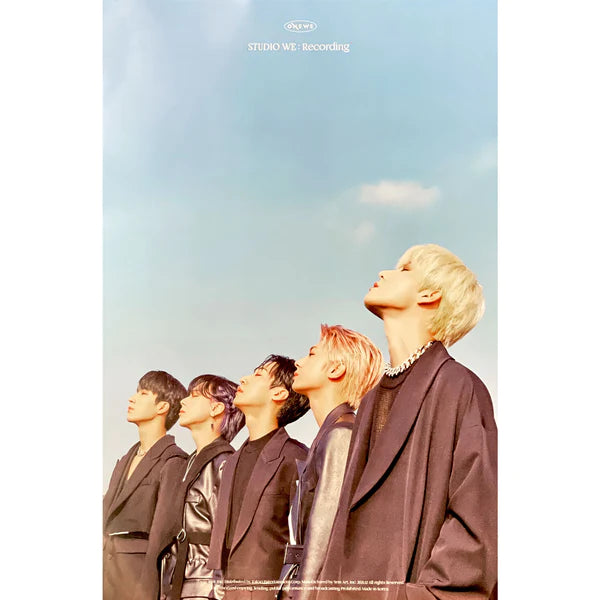 ONEWE - STUDIO WE : RECORDING #2 OFFICIAL POSTER - DAY CONCEPT