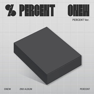 ONEW (온유) 2nd Album - [PERCENT] (PERCENT Ver. + EXCLUSIVE PHOTOCARD)