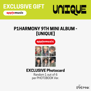 [PRE-ORDER] (KOR VER.) P1HARMONY (피원하모니) 9th MINI ALBUM - [UNIQUE] (Photobook Ver. + EXCLUSIVE PHOTOCARD)