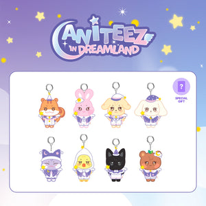 ATEEZ X ANITEEZ IN DREAMLAND MD - [PLUSH KEYRING (GUARDIAN ANGEL)] (+POB)