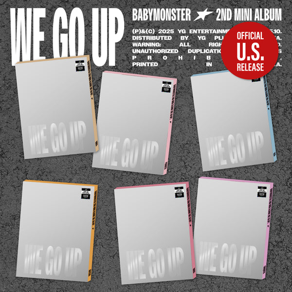 [PRE-ORDER] (U.S. VER.) BABYMONSTER (베이비몬스터) 2nd Mini Album - [WE GO UP] (PATTERN Ver. + POP-UP EXCLUSIVE PHOTOCARD)