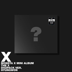 (U.S. VER.) MONSTA X (몬스타엑스) MINI ALBUM - [THE X] (DIGIPACK VER. +POP-UP EXCLUSIVE PHOTOCARD)