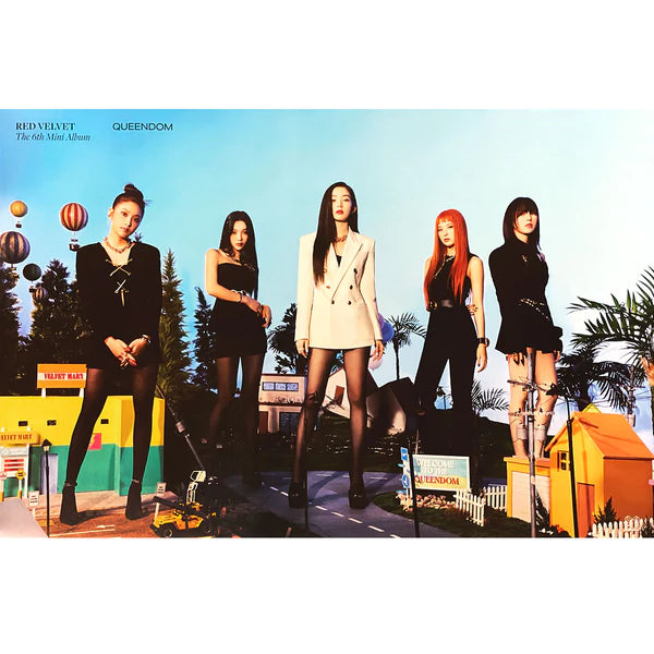 RED VELVET - QUEENDOM (PHOTOBOOK/QUEENS VER) OFFICIAL POSTER - CONCEPT 1