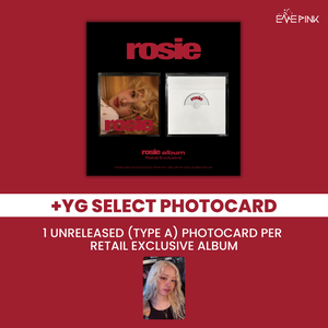 ROSÉ (로제) 1ST STUDIO ALBUM - [rosie] (Retail Exclusive + YG SELECT GIFT)