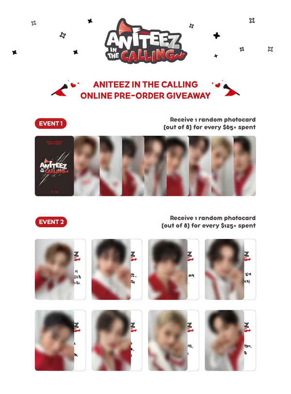 [PRE-ORDER] ATEEZ X ANITEEZ IN THE CALLING MD - [TIN CASE STICKER SET]