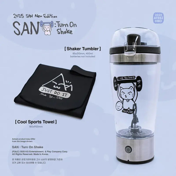[PRE-ORDER] SAN (ATEEZ 산) 2025 BIRTHDAY - [TURN ON SHAKER]