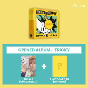 (KOR VER.) XIKERS (싸이커스) 2ND MINI ALBUM - [HOUSE OF TRICKY: How To Play] (TRICKY VER. : OPENED ALBUM)