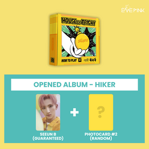 (KOR VER.) XIKERS (싸이커스) 2ND MINI ALBUM - [HOUSE OF TRICKY: How To Play] (HIKER VER. : OPENED ALBUM)
