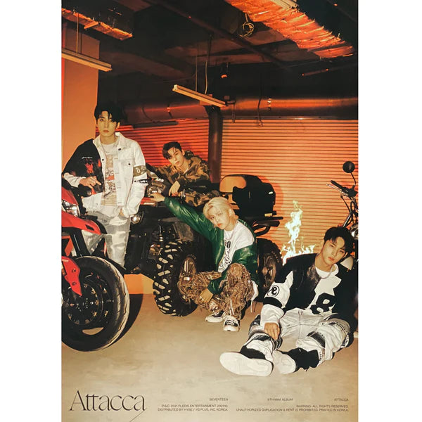 SEVENTEEN - ATTACCA OFFICIAL POSTER - HIP HOP UNIT