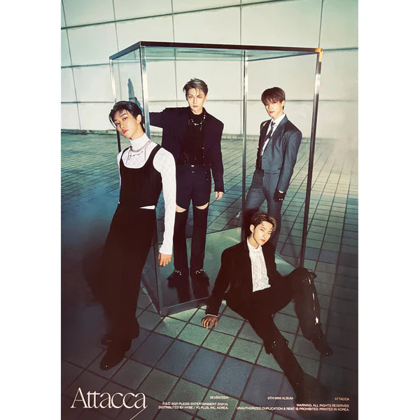 SEVENTEEN - ATTACCA OFFICIAL POSTER - PERFORMANCE UNIT