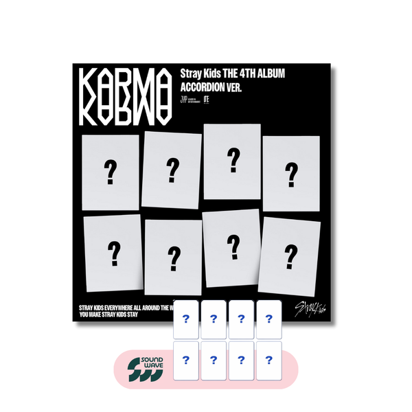 [PRE-ORDER] STRAY KIDS (스트레이 키즈) 4th Album - [KARMA] (ACCORDION VER. +SOUND WAVE GIFT)