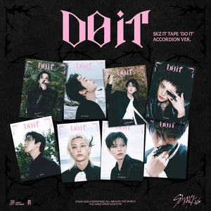 STRAY KIDS (스트레이 키즈) Album - SKZ IT TAPE [DO IT] (ACCORDION VER. +EXCLUSIVE PHOTOCARD) - EVE PINK K-POP