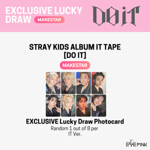 STRAY KIDS (스트레이 키즈) Album - SKZ IT TAPE [DO IT] (IT ver. + Exclusive Lucky Draw Photocard) - EVE PINK K-POP