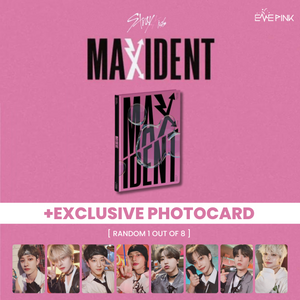 (KOREA VER.) STRAY KIDS MINI ALBUM - [Maxident] (Standard Ver. + EXCLUSIVE PHOTOCARD)