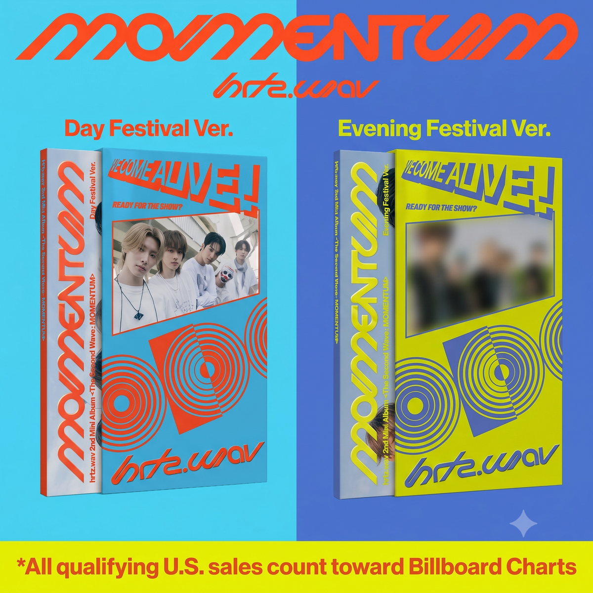 [PRE-ORDER] (U.S. VER.) hrtz.wav - 2nd Mini Album [The Second Wave : MOMENTUM]