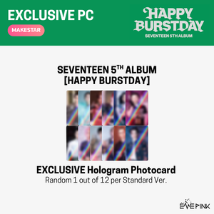 SEVENTEEN (세븐틴) 5TH ALBUM - [HAPPY BURSTDAY] (+EXCLUSIVE PHOTOCARD)