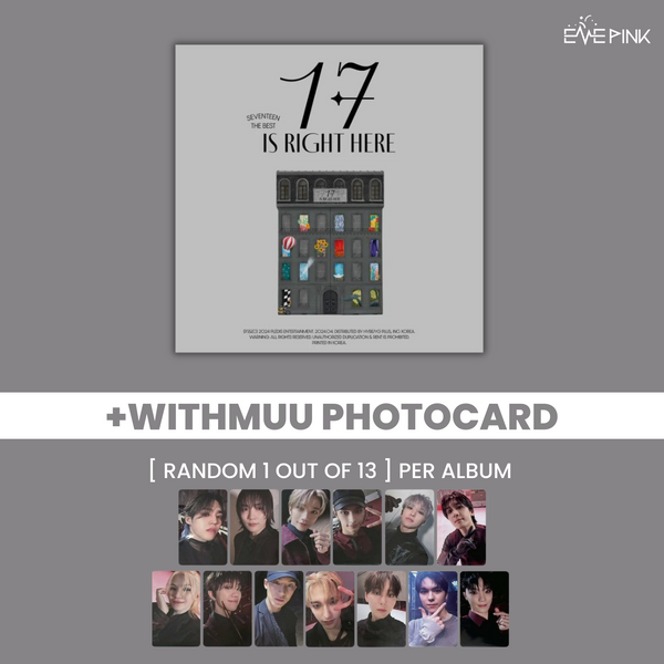 SEVENTEEN (세븐틴) BEST ALBUM - [17 IS RIGHT HERE] (+EXCLUSIVE PHOTOCARD)