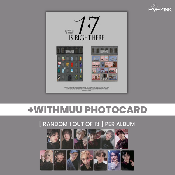 SEVENTEEN (세븐틴) BEST ALBUM - [17 IS RIGHT HERE] (+EXCLUSIVE PHOTOCARD)