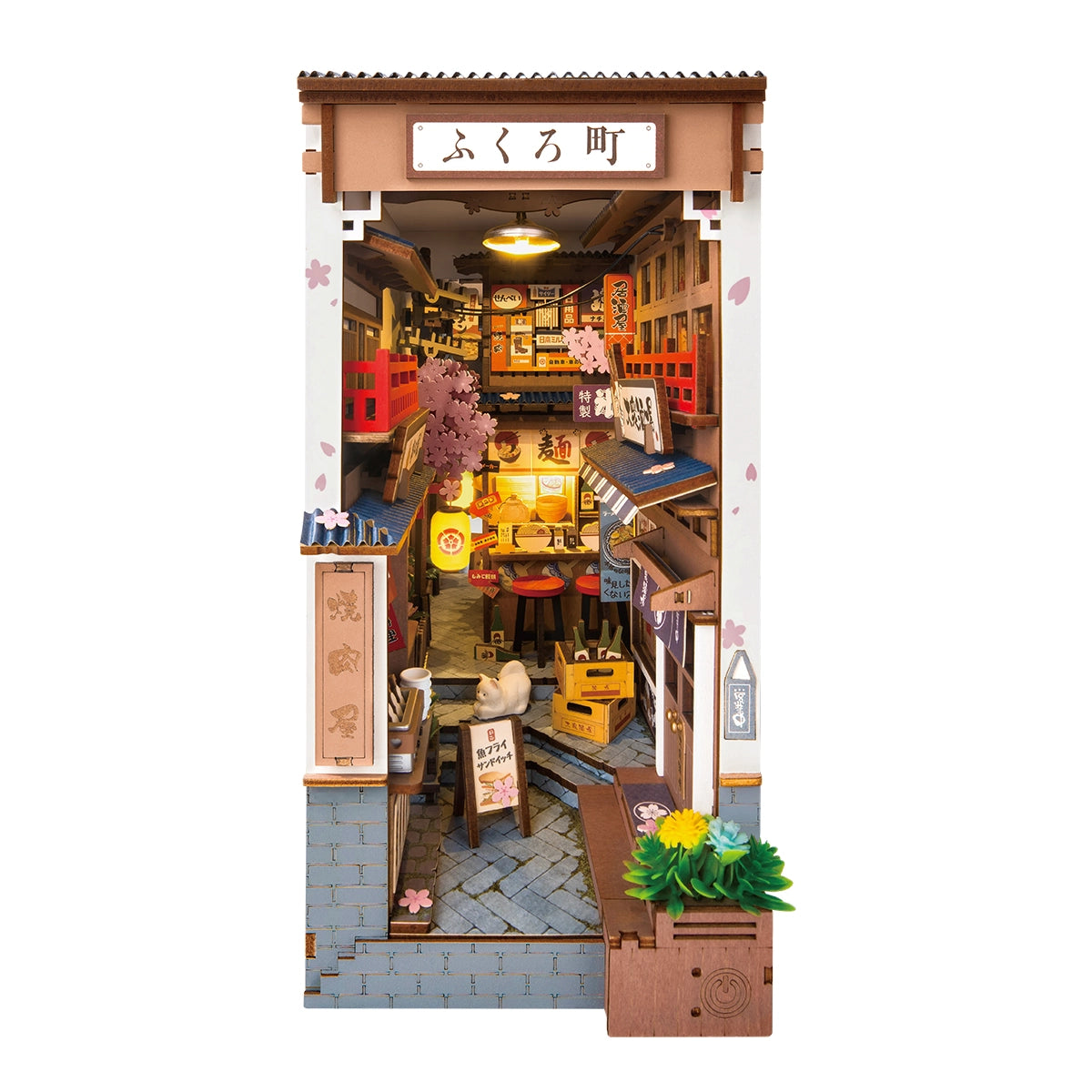 Rolife DIY Book Nook Kit - [Sakura Wine Alley TGB11] - EVE PINK K-POP