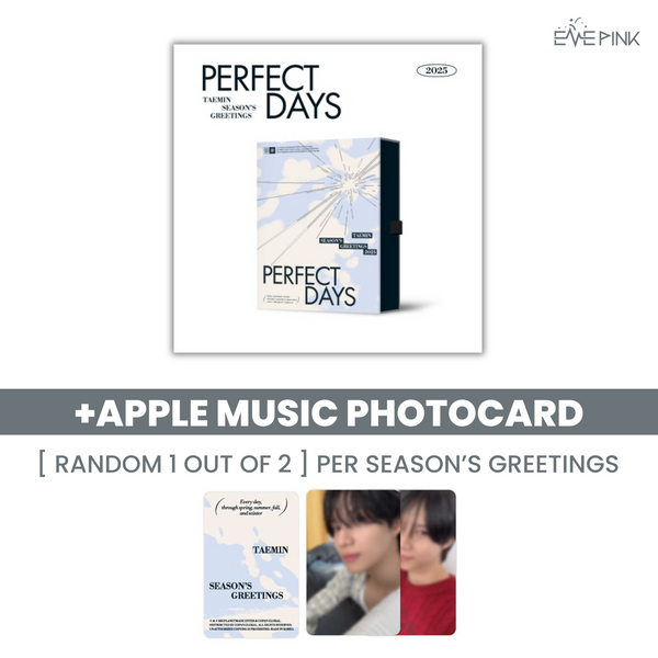 [PRE-ORDER] TAEMIN (태민) - 2025 SEASON'S GREETINGS [Perfect Days] (+EXCLUSIVE PHOTOCARD)