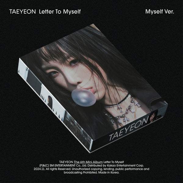 TAEYEON (태연) 6TH MINI ALBUM - [LETTER TO MYSELF] (MYSELF VER.)