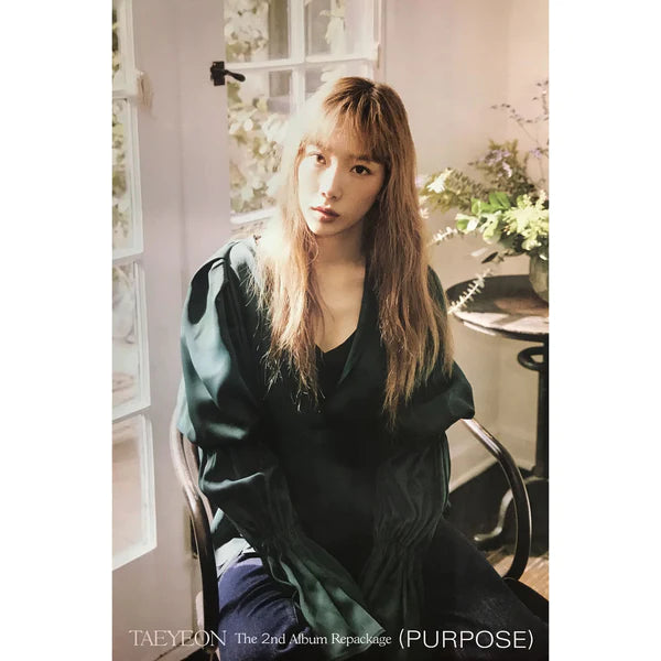 TAEYEON - PURPOSE REPACKAGE (BEIGE VER) OFFICIAL POSTER