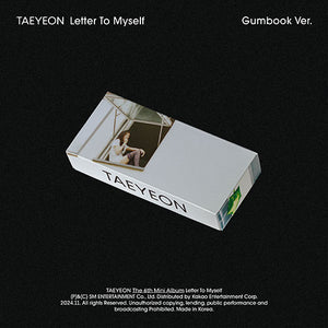 TAEYEON (태연) 6TH MINI ALBUM - [Letter To Myself] (Gumbook Ver.스마트앨범)