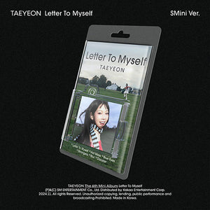 TAEYEON (태연) 6TH MINI ALBUM - [Letter To Myself] (SMini Ver.스마트앨범)
