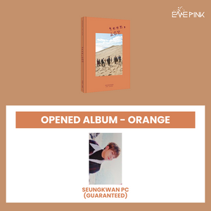 SEVENTEEN (세븐틴) 2ND ALBUM - [TEEN, AGE] (RE-RELEASE) (ORANGE VER. : OPENED ALBUM)