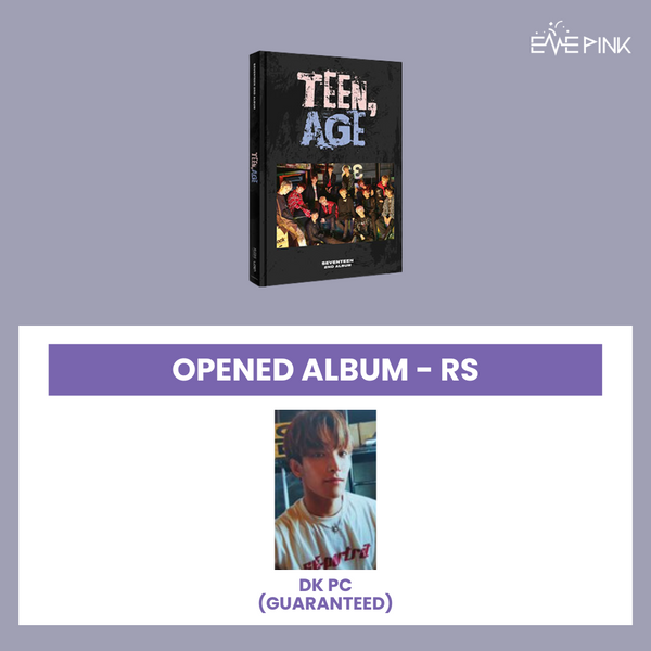 SEVENTEEN (세븐틴) 2ND ALBUM - [TEEN, AGE] (RE-RELEASE) (RS VER. : OPENED ALBUM)