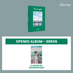 SEVENTEEN (세븐틴) 2ND ALBUM - [TEEN, AGE] (RE-RELEASE) (GREEN VER. : OPENED ALBUM)