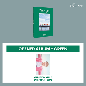 SEVENTEEN (세븐틴) 2ND ALBUM - [TEEN, AGE] (RE-RELEASE) (GREEN VER. : OPENED ALBUM)
