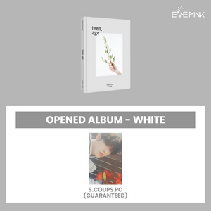 SEVENTEEN (세븐틴) 2ND ALBUM - [TEEN, AGE] (RE-RELEASE) (WHITE VER. : OPENED ALBUM)