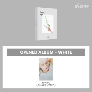 SEVENTEEN (세븐틴) 2ND ALBUM - [TEEN, AGE] (RE-RELEASE) (WHITE VER. : OPENED ALBUM)