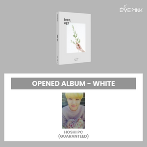 SEVENTEEN (세븐틴) 2ND ALBUM - [TEEN, AGE] (RE-RELEASE) (WHITE VER. : OPENED ALBUM)