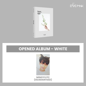 SEVENTEEN (세븐틴) 2ND ALBUM - [TEEN, AGE] (RE-RELEASE) (WHITE VER. : OPENED ALBUM)
