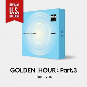 (U.S. VER.) ATEEZ (에이티즈) 12TH MINI ALBUM - [GOLDEN HOUR : Part.3] (PHOTOBOOK VER. + POP-UP EXCLUSIVE PHOTOCARD)