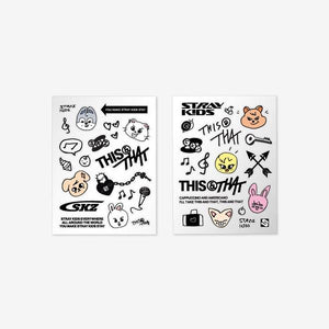 [PRE-ORDER] STRAY KIDS THIS & THAT POP-UP MD - [TATTOO STICKER]