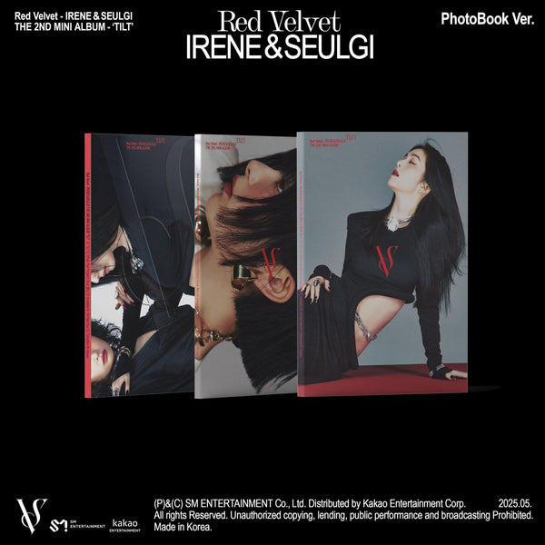 Red Velvet IRENE & SEULGI (레드벨벳 아이린&슬기) 2ND Mini Album - [TILT] (Photobook Ver. +EXCLUSIVE PHOTOCARD)