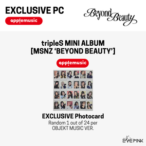 tripleS (트리플에스) Mini Album - [msnz 'Beyond Beauty'] (Objekt Music Album ver. +EXCLUSIVE PHOTOCARD) - EVE PINK K-POP