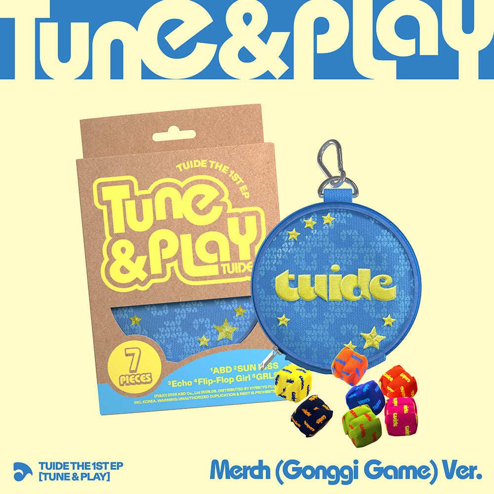 [PRE-ORDER] TUIDE (튜이드) The 1st EP Album - [TUNE & PLAY] (Merch/ Gonggi Game ver.)