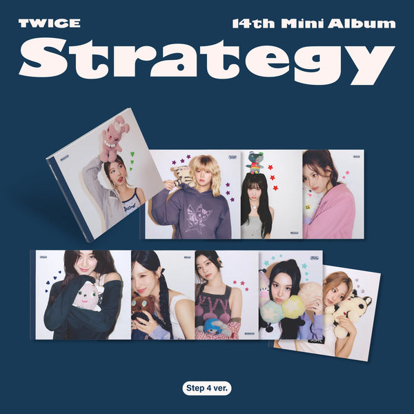 [PRE-ORDER] TWICE (트와이스) 14TH MINI ALBUM - [STRATEGY] (STEP4 VER. +EXCLUSIVE PHOTOCARD)