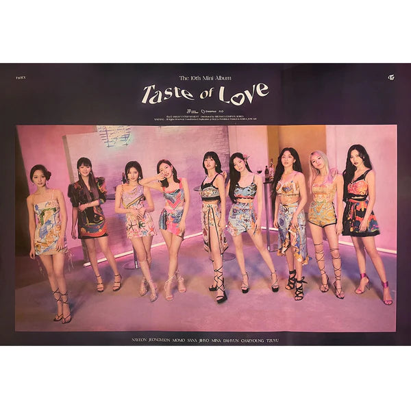 TWICE - TASTE OF LOVE (FALLEN VER) OFFICIAL POSTER