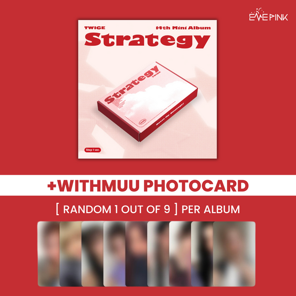 [PRE-ORDER] TWICE (트와이스) 14TH MINI ALBUM - [STRATEGY] (+EXCLUSIVE PHOTOCARD)