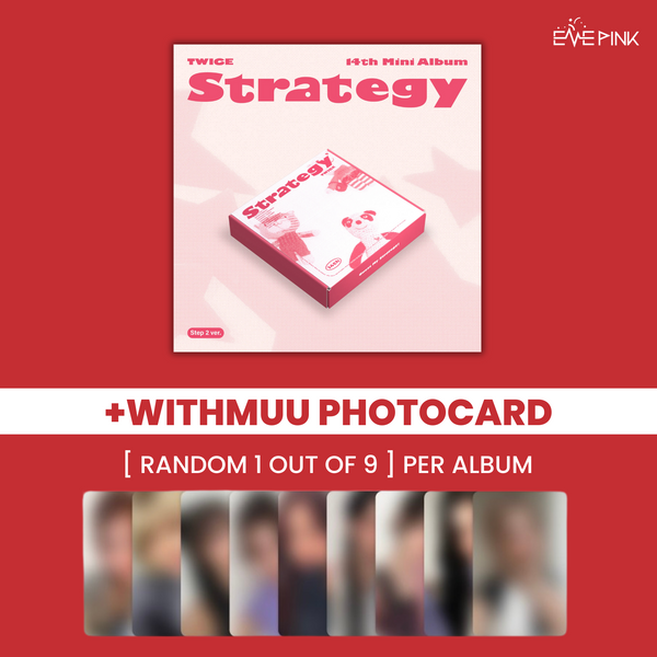 [PRE-ORDER] TWICE (트와이스) 14TH MINI ALBUM - [STRATEGY] (+EXCLUSIVE PHOTOCARD)