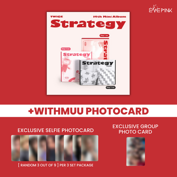 [PRE-ORDER] TWICE (트와이스) 14TH MINI ALBUM - [STRATEGY] (+EXCLUSIVE PHOTOCARD)