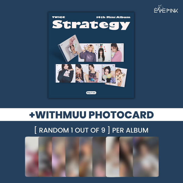 [PRE-ORDER] TWICE (트와이스) 14TH MINI ALBUM - [STRATEGY] (STEP4 VER. +EXCLUSIVE PHOTOCARD)