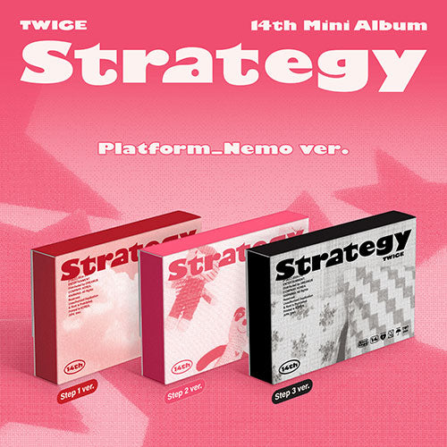 [PRE-ORDER] TWICE (트와이스) 14TH MINI ALBUM - [STRATEGY] (Platform_Nemo VER.)