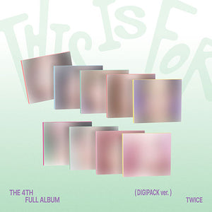 TWICE (트와이스) 4TH FULL ALBUM - [THIS IS FOR] (DIGIPACK ver. +EXCLUSIVE PHOTOCARD)
